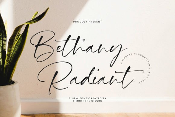 Bethany Radiant: A Modern Script for Dynamic Design