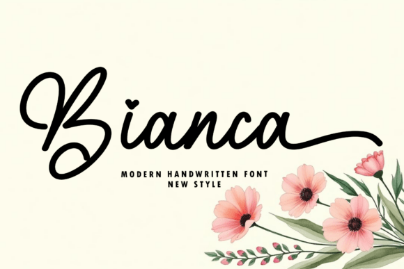 Bianca: The Sweet Script for Modern Design