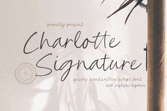 Charlotte Signature: A Whimsical Font for Creative Design