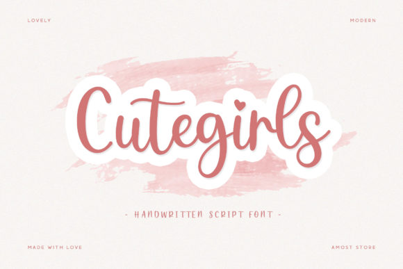 Cutegirls: Elevating Modern Design with Handwritten Elegance