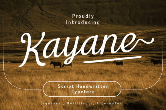 Elevate Your Designs with the Kayane Script Font