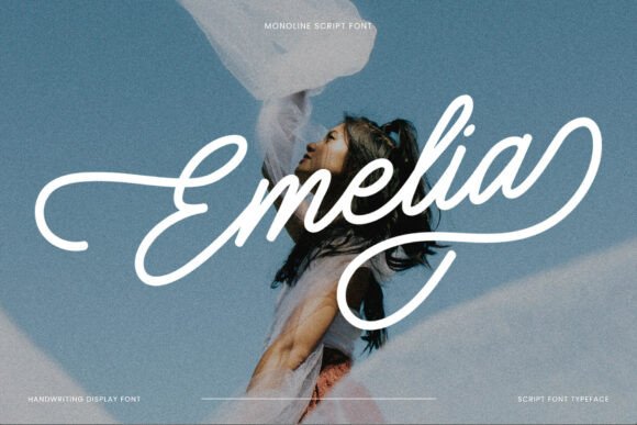 Emelia: A Modern Script for Elegant Branding