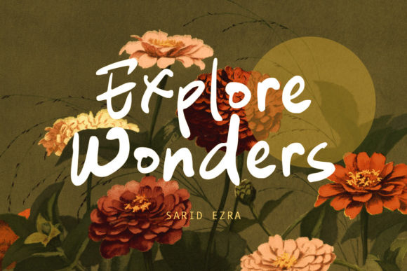 Explore Wonders: Elevate Your Design with a Whimsical Script Font