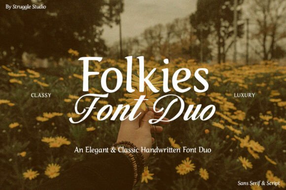 Folkies Duo: Harmonious Typography for Modern Branding