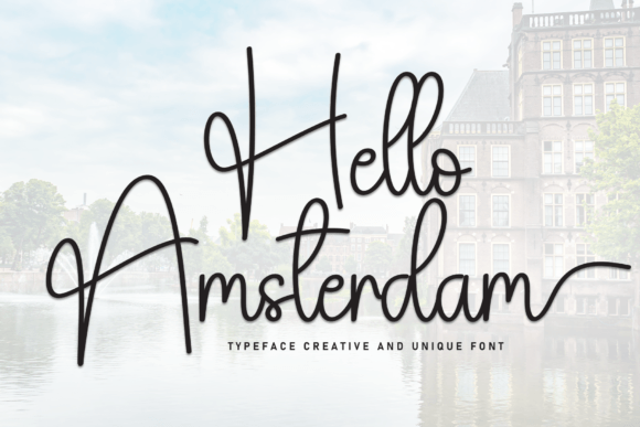 Hello Amsterdam: A Script Font for Elegant Design