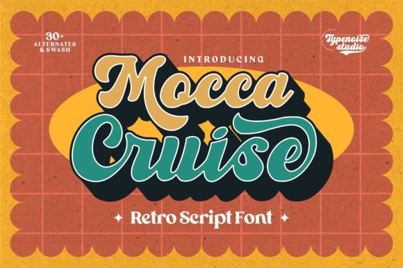 Mocca Cruise: Retro Bold Script Font for Modern Branding