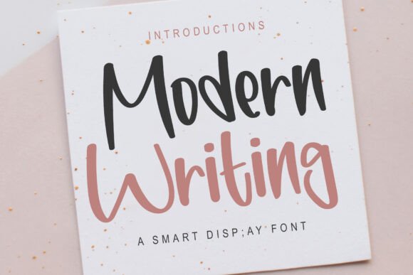Modern Writing: Elevate Your Designs with Bold Retro Style
