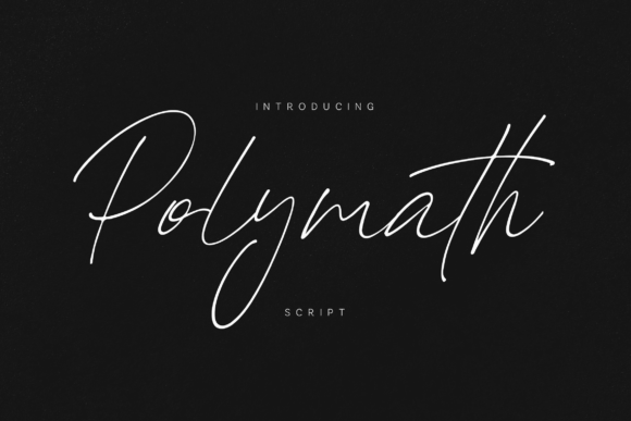 Polymath: The Monolinear Script for Modern Branding