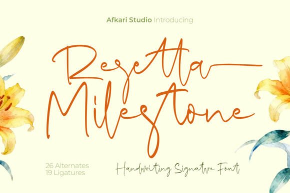 Resetta Milestone: Elevating Brand Identity with Elegant Typography