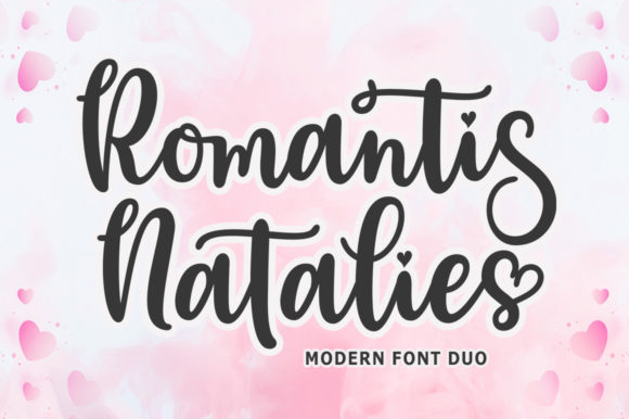 Romantis Natalies: A Modern Duo Font for Elegant Design