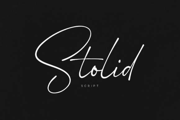 Stolid Script: The Modern Signature for Authentic Branding